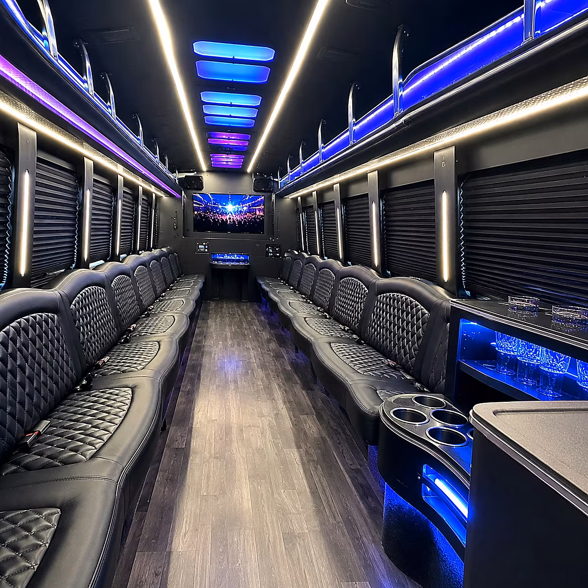 rent a party bus in thornton for mountain range and horizon high prom nights