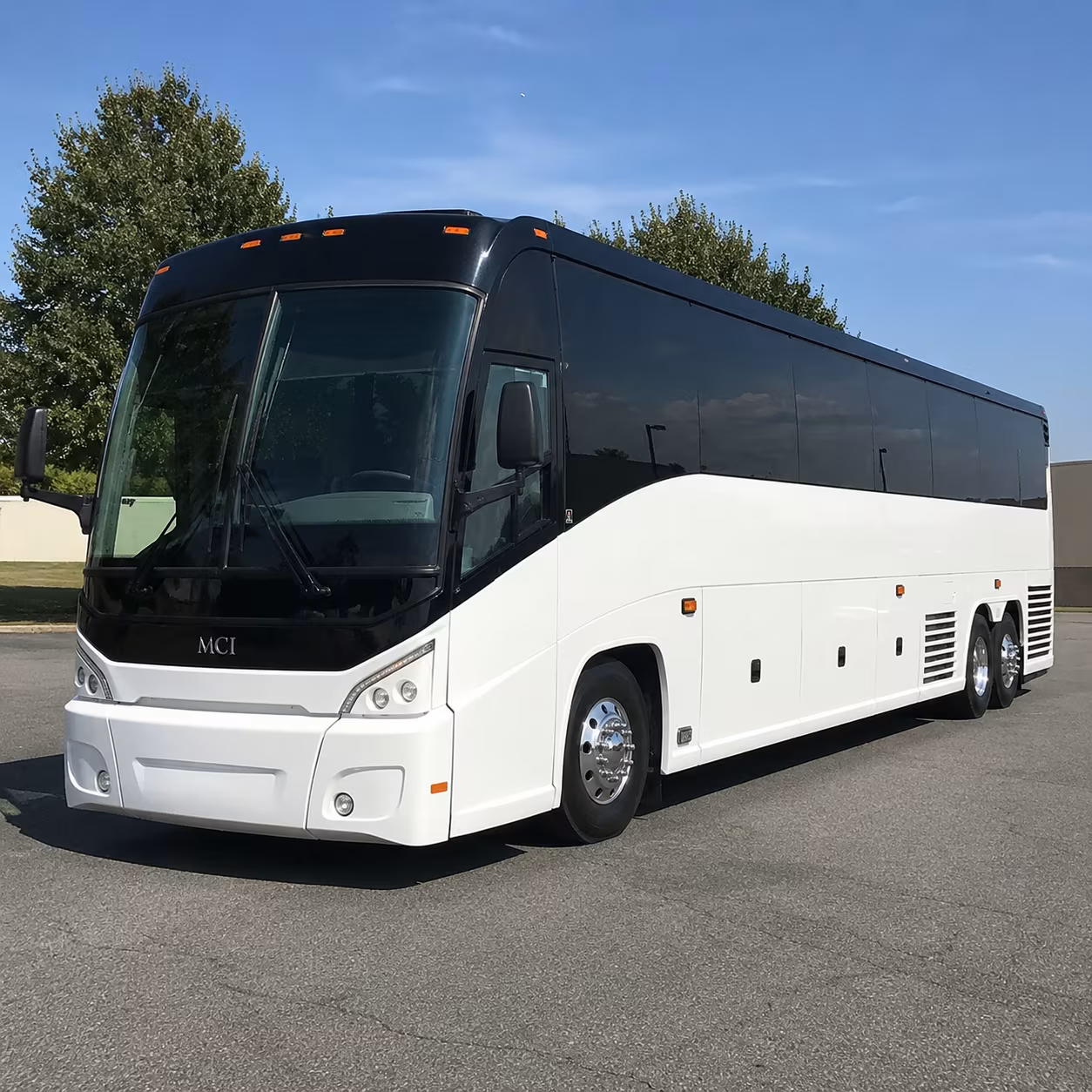 shuttle buses for corporate groups flying through den