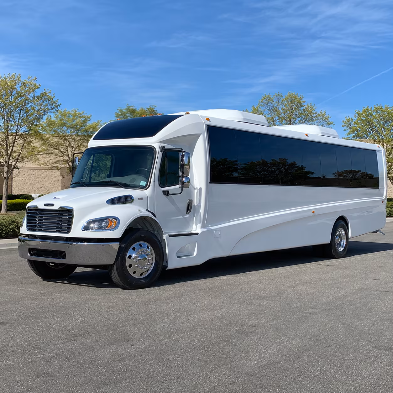 shuttle buses for weekly worship services in thornton