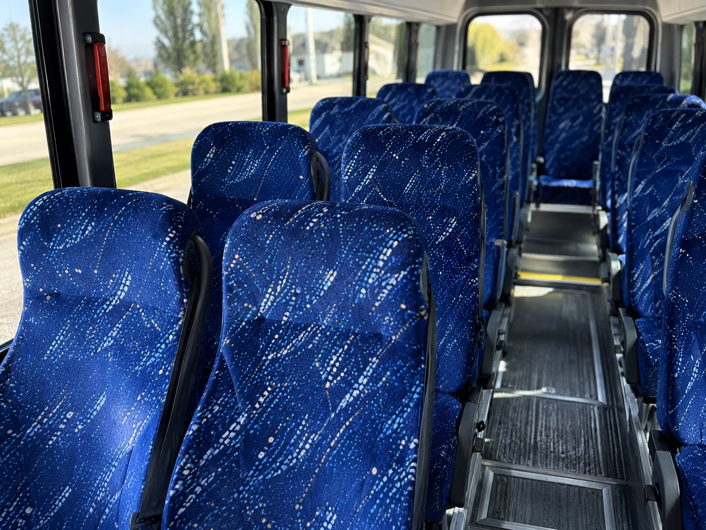 thornton 20 passenger minibus inside