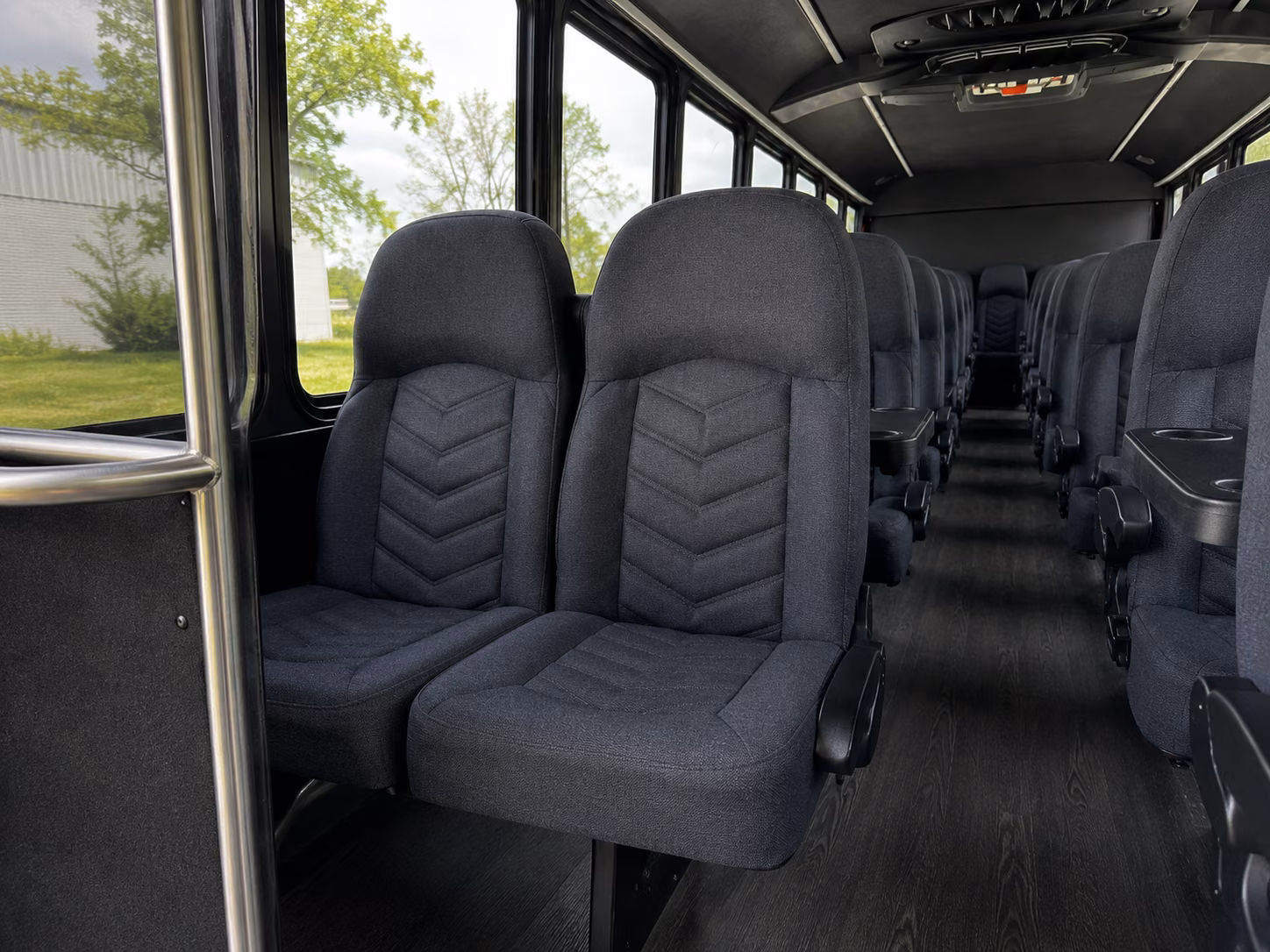 thornton 20 passenger minibus interior