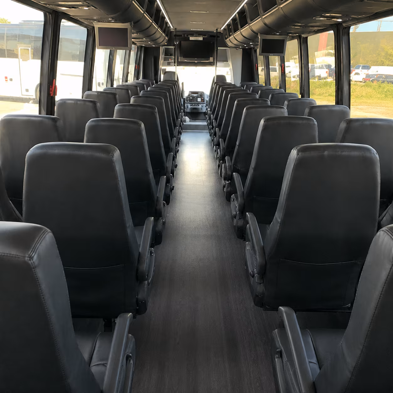 thornton 30 passenger minibus inside