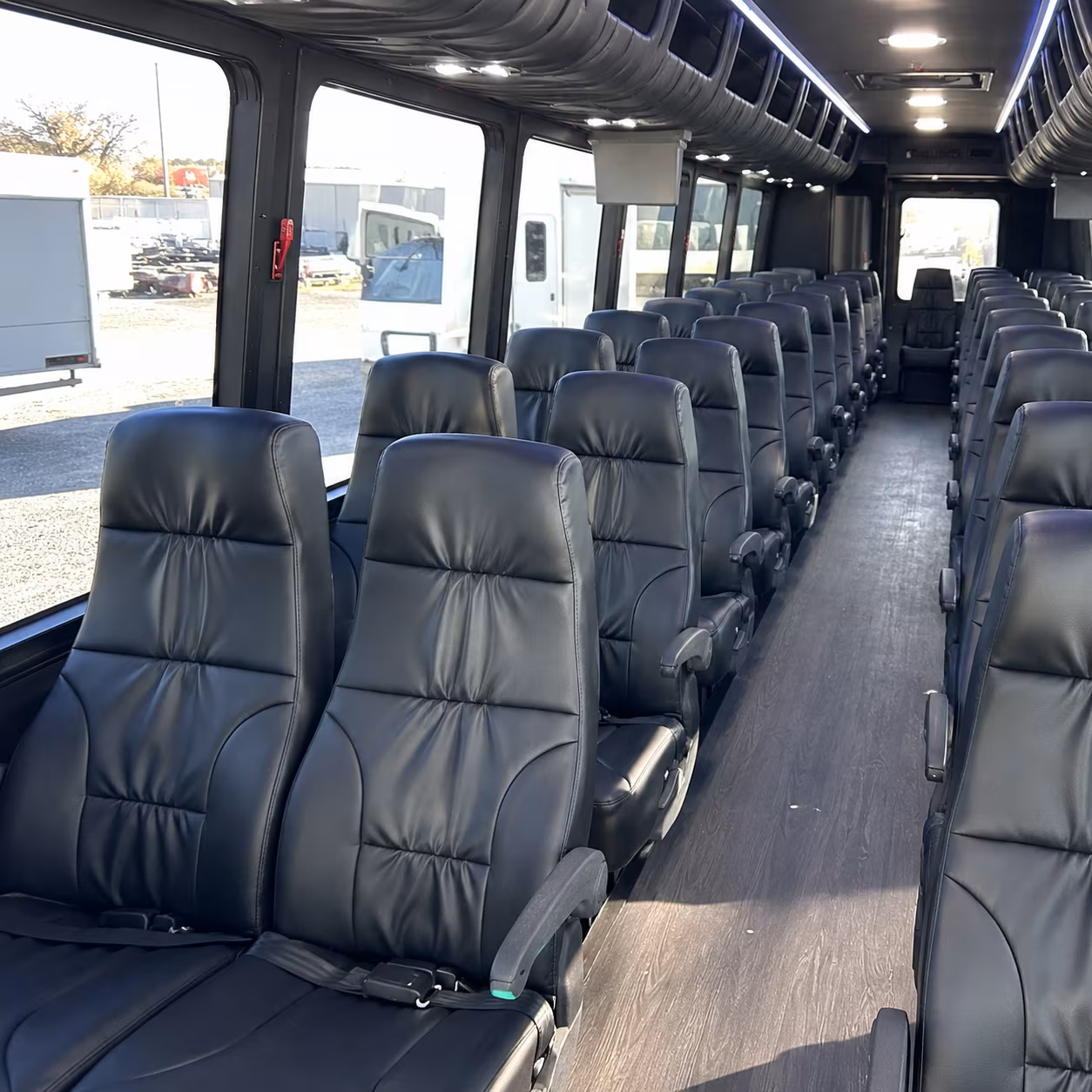 thornton 30 passenger minibus interior