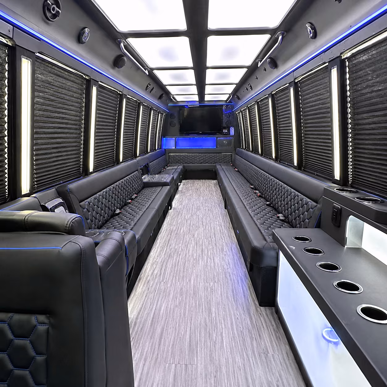 thornton party bus interior