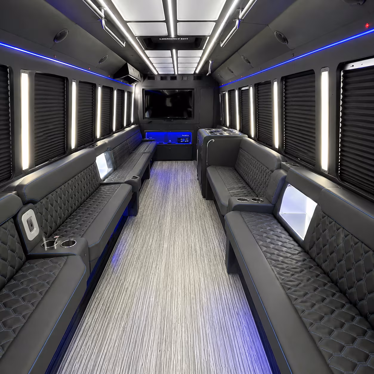 thornton party bus rentals inside