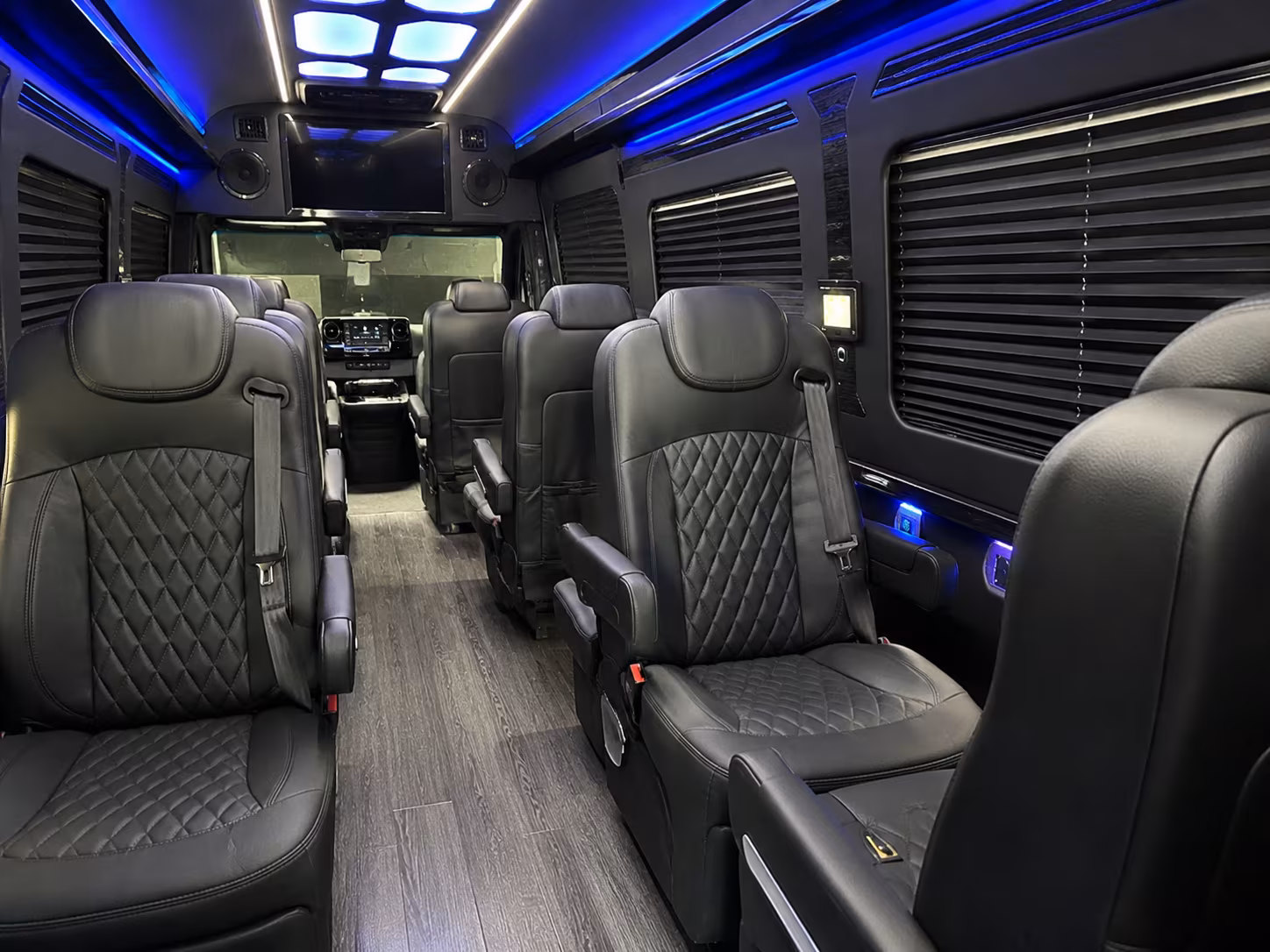 thornton sprinter van with driver inside