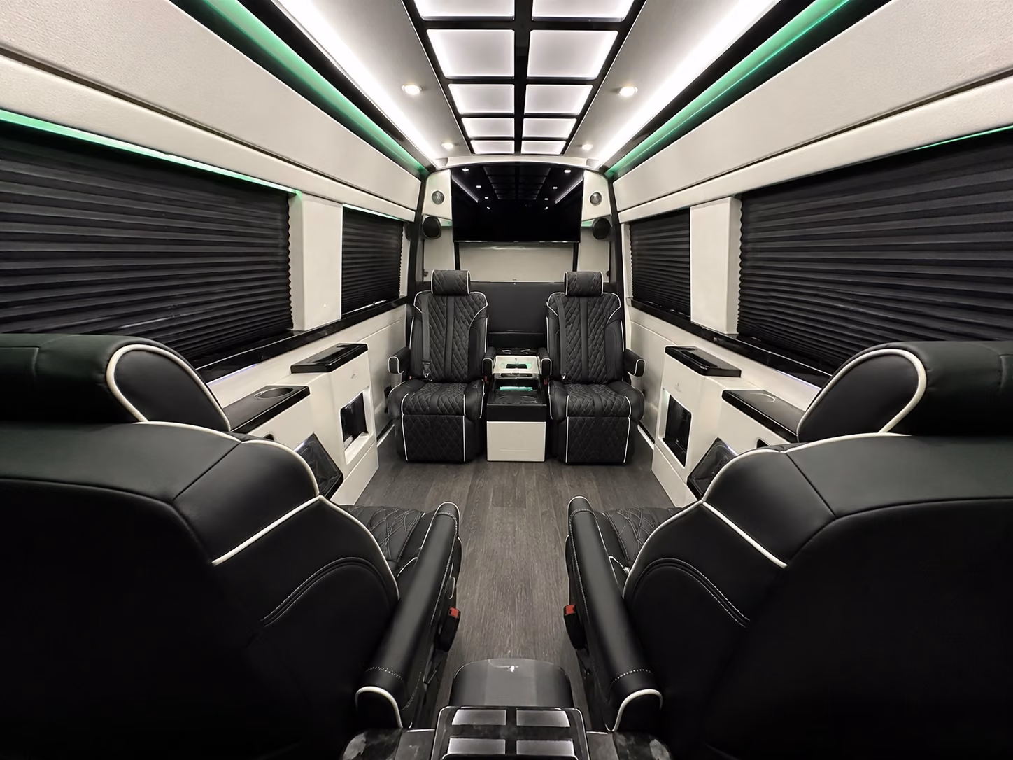 thornton sprinter van with driver interior